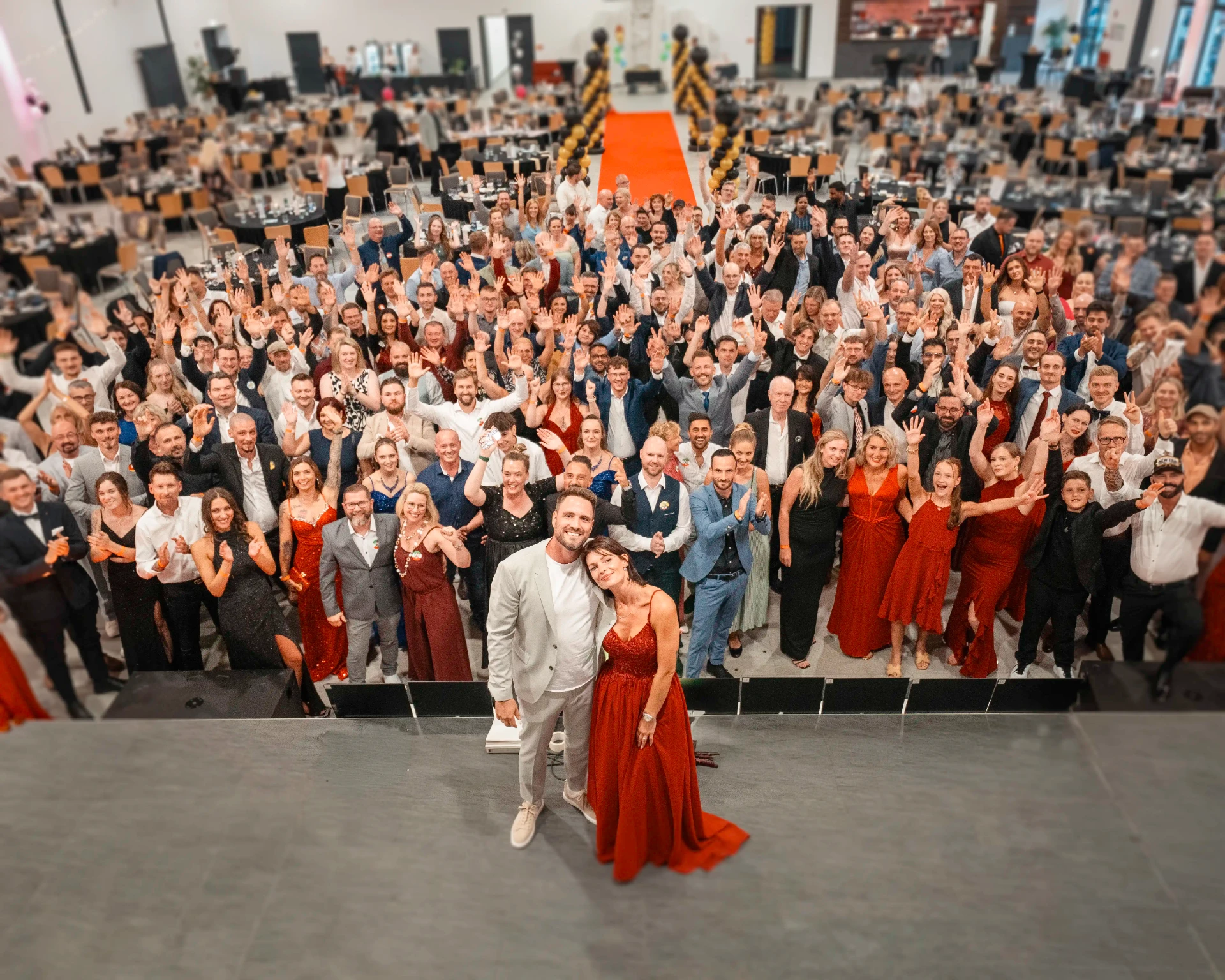 Marcus Schulz mit der Volume-Trader Community bei der Gala 2026